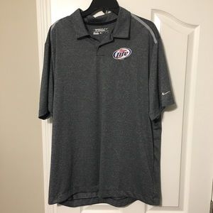 Miller Lite Nike Tour Performance Polo Size XL